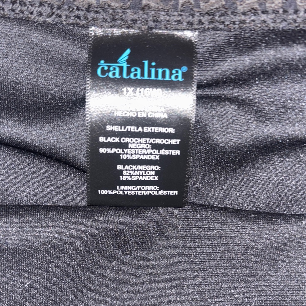 Catalina Black Swim Bandeau Set - Picture 7 of 7